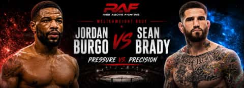 Burroughs vs Brady Headlines the Most Stacked RAF Card Yet. August 22 in Cleveland
