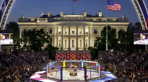 The UFC's AI Promo Put 48 Stars on the Flag. They Spent $60 Million on This Event